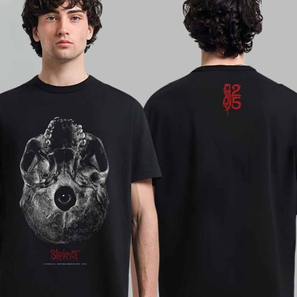 Slipknot Merch Tee For Show In Leipzig Germany At Quaterback Immobilien Arena On December 9 2024 T-Shirt Gifts For Band Fans