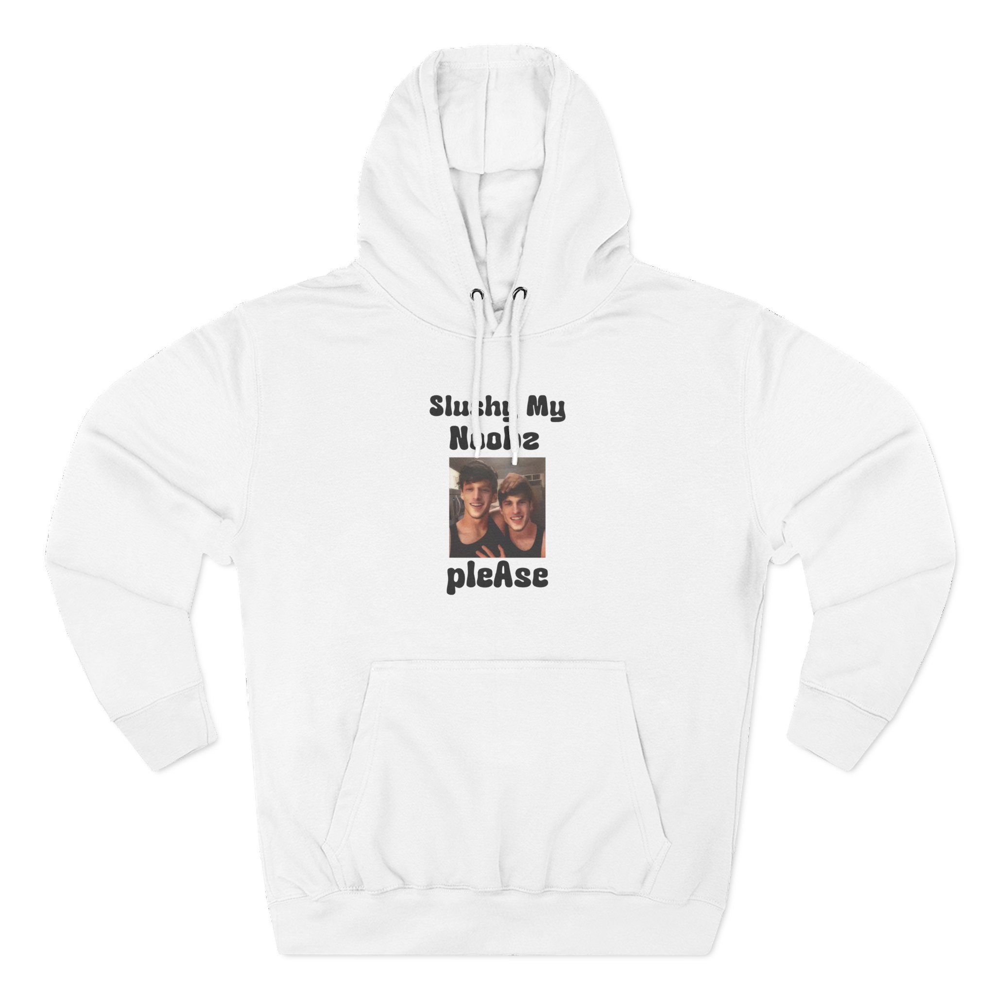 Slushy Noobz Martin And Hamzah Comedy Three-panel Fleece Hoodie Must Have Merch Gift For Him
