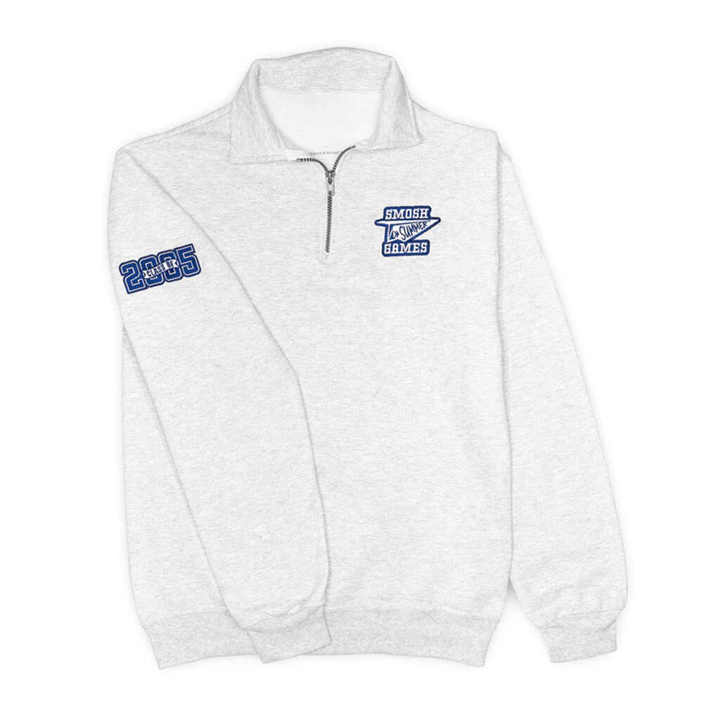 Smosh Merch Summer Games Quarter Zip Sweatshirt Gifts For Him Her Birthday Gifts For BFF