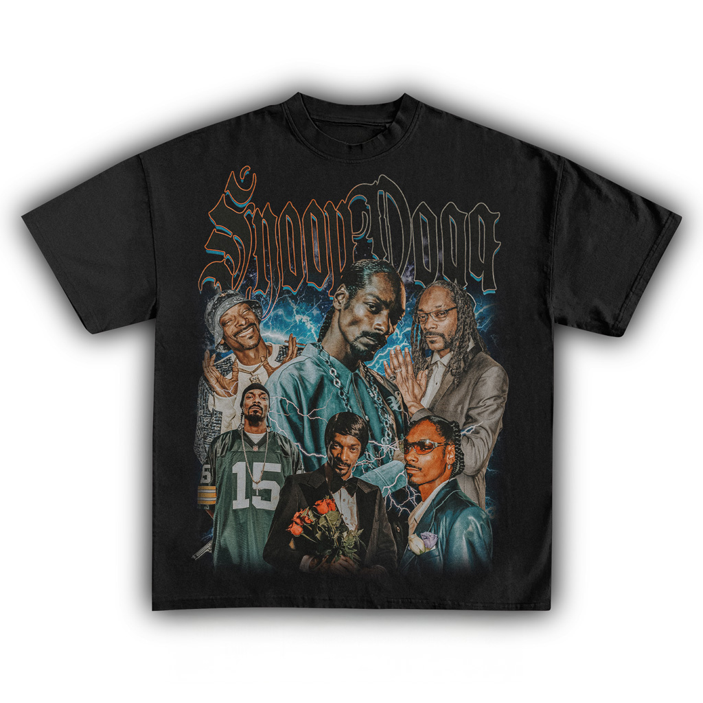 Snoop Dogg Black T-Shirt Snoop Dogg Merch Music Lover Gifts For Him