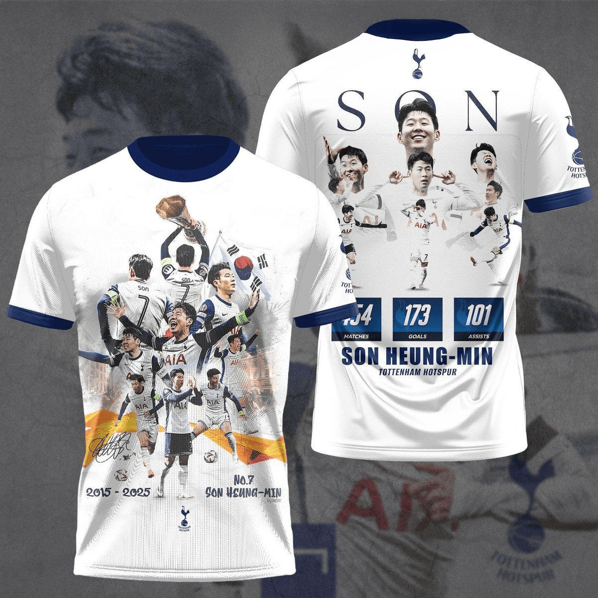Son Heung Min Tottenham Hotspur 2025 T-Shirt Fan Merch Gifts For Dudes