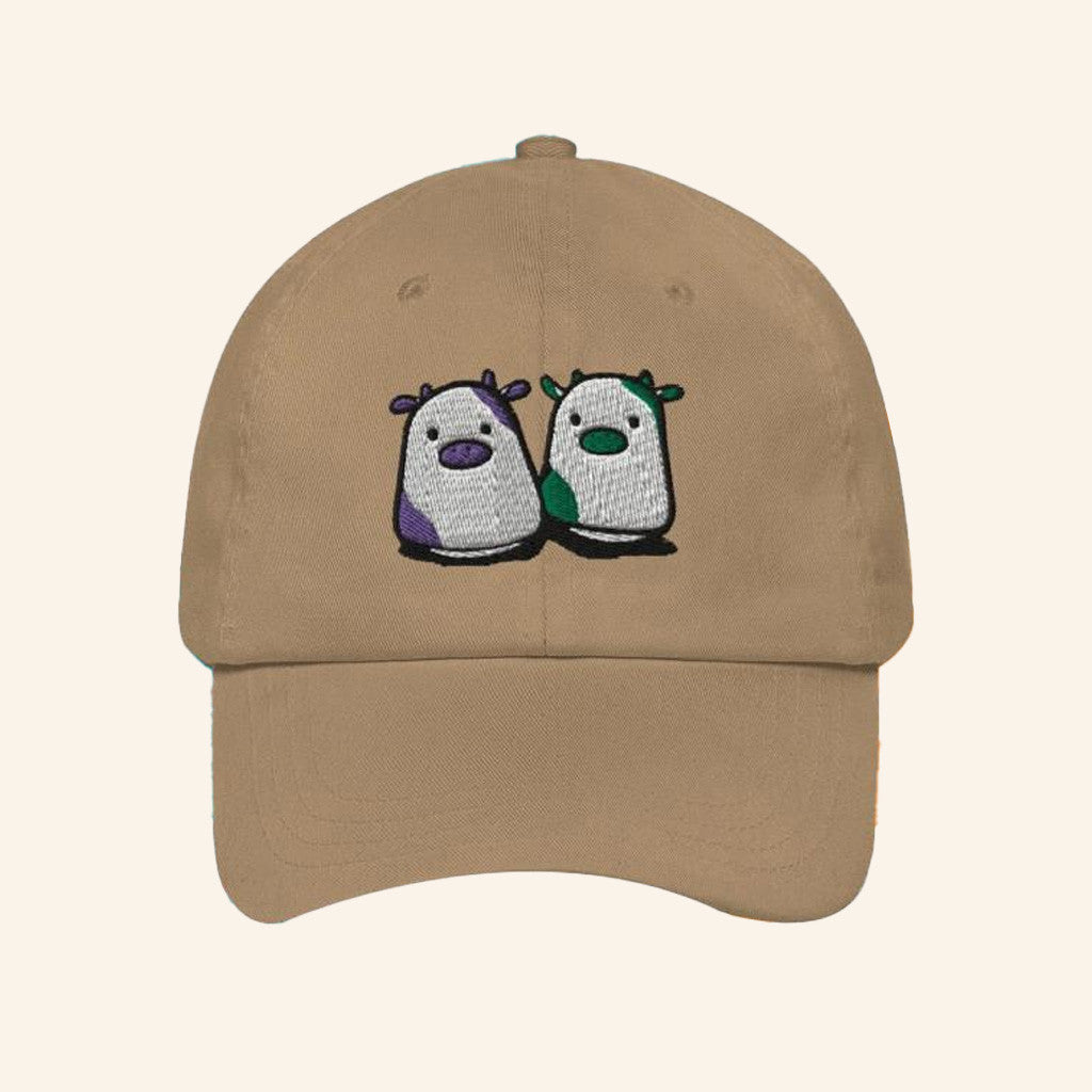 Sounds Fake Pod Merch Cow Embroidered Hat Gifts For Father