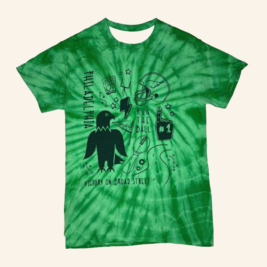South Fellini Merch Victory On Broad Tie Dye T-Shirt Gifts For Besties