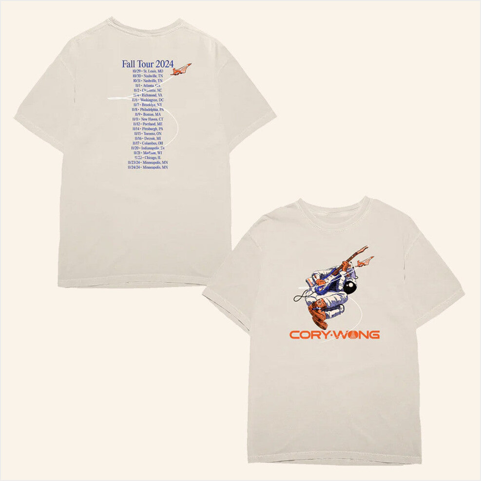 Space Guitar Tour 2024 T-Shirt Cory Wong Merch Gifts For Fans Birthday Gift Ideas