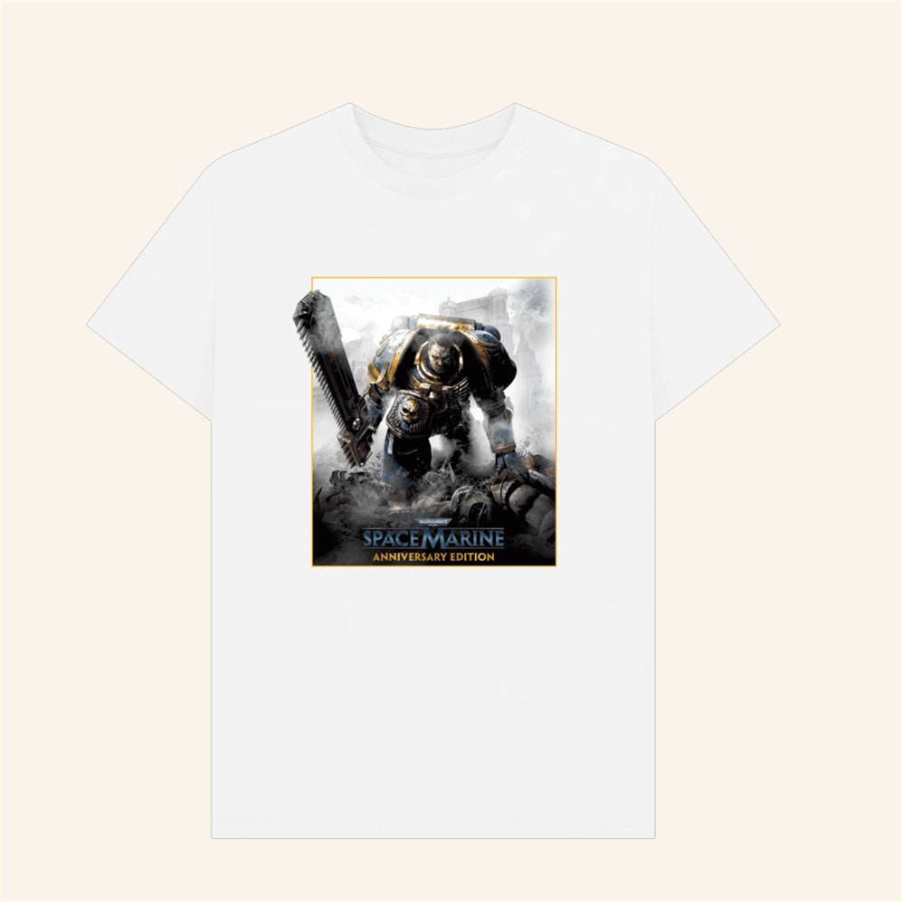 Space Marine Anniversary Edition Titus T-Shirt Warhammer Merch Birthday Gifts For Husband