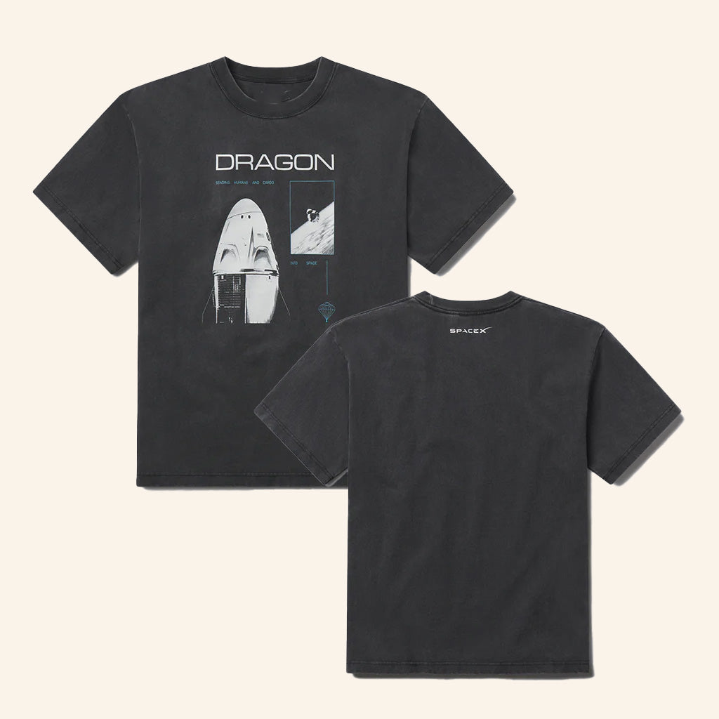 Spacex Merch Spacex Dragon Vintage T-Shirt Presents For Boyfriend