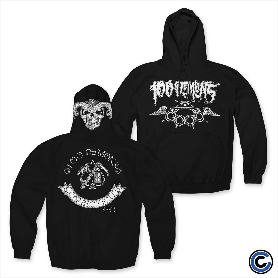 Spade Sickle Hoodie 100 Demons Merch 100 Demons Hoodie Birthday Gifts For Friends
