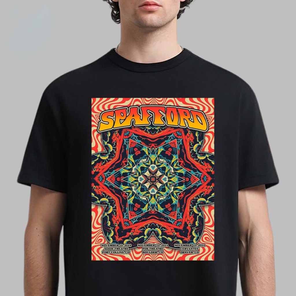 Spafford Concert Poster For Colorado Run 2024 From November 21 To 23 T-Shirt Gifts For Fans