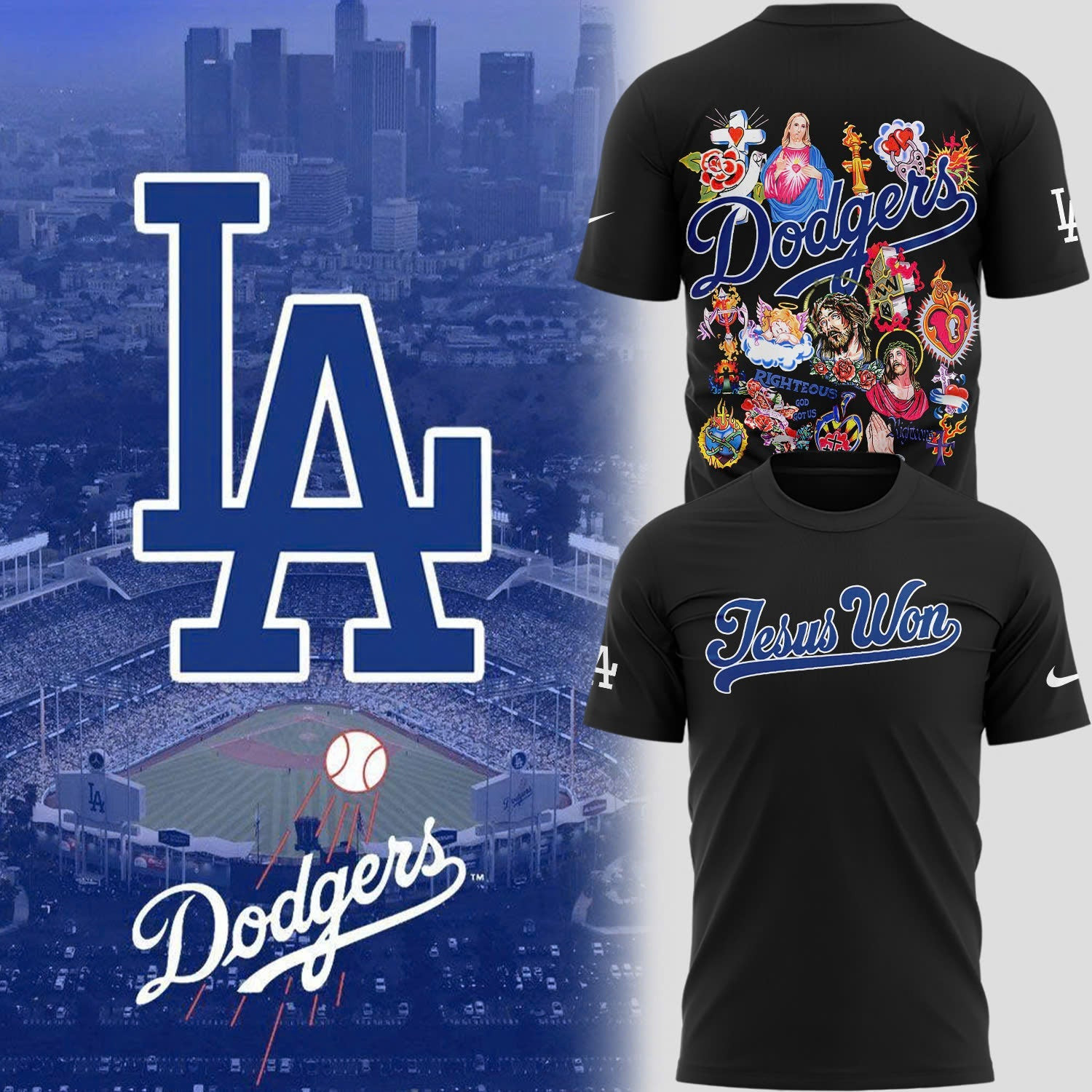 Special New Jesus Won Tshirt Cool Gifts For Baseball Lovers
