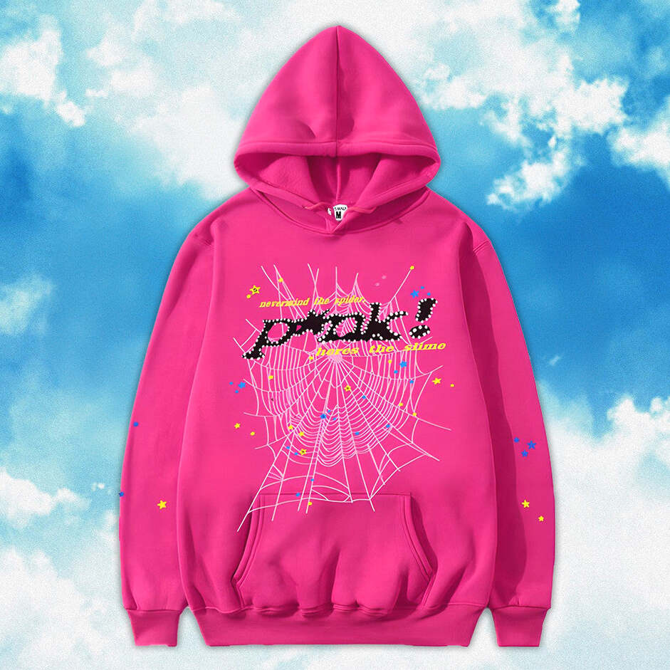 Spider Pink Hoodie Sp5der Web Hoodie Spider Merch Gifts For Daughter Birthday Gifts For Friends