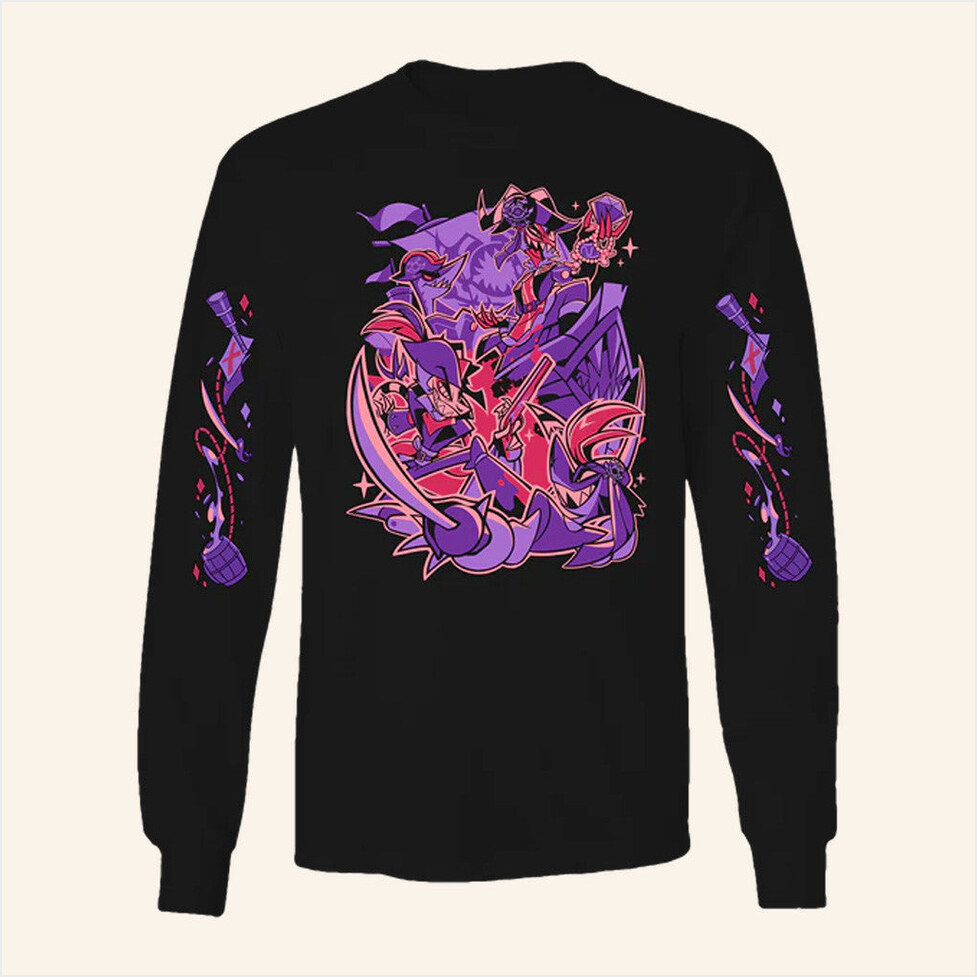 Spindlehorse Crimson's Ship Long Sleeve Shirt Shark Robot Merch Gitfs For Brother
