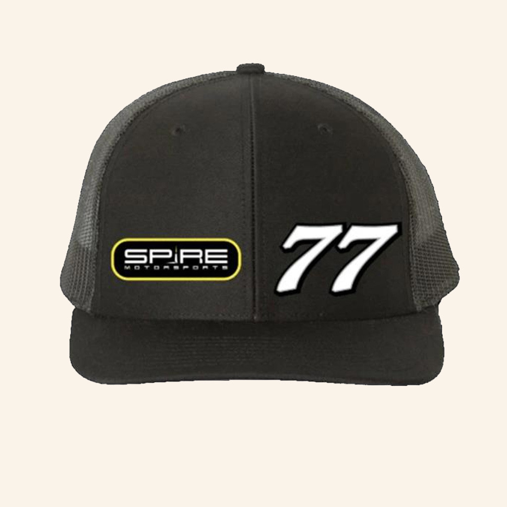 Spire Motorsports Merch Trucker Snapback Hat Spire Motorsports 77 Cap