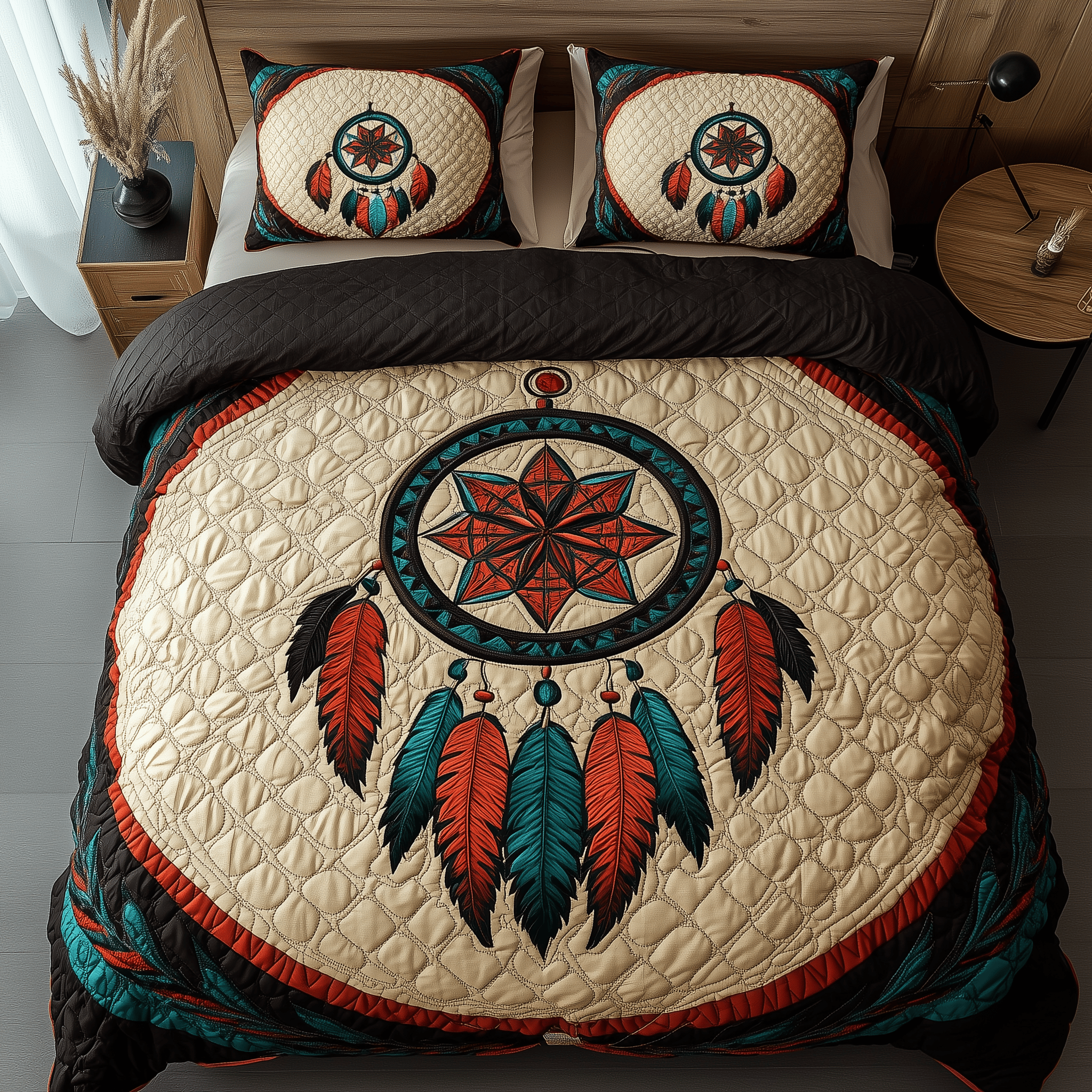 Spirit Guardian Quilted Bedding Set Best Duvet Cover Bedspread Set Gift Ideas For Adult Son