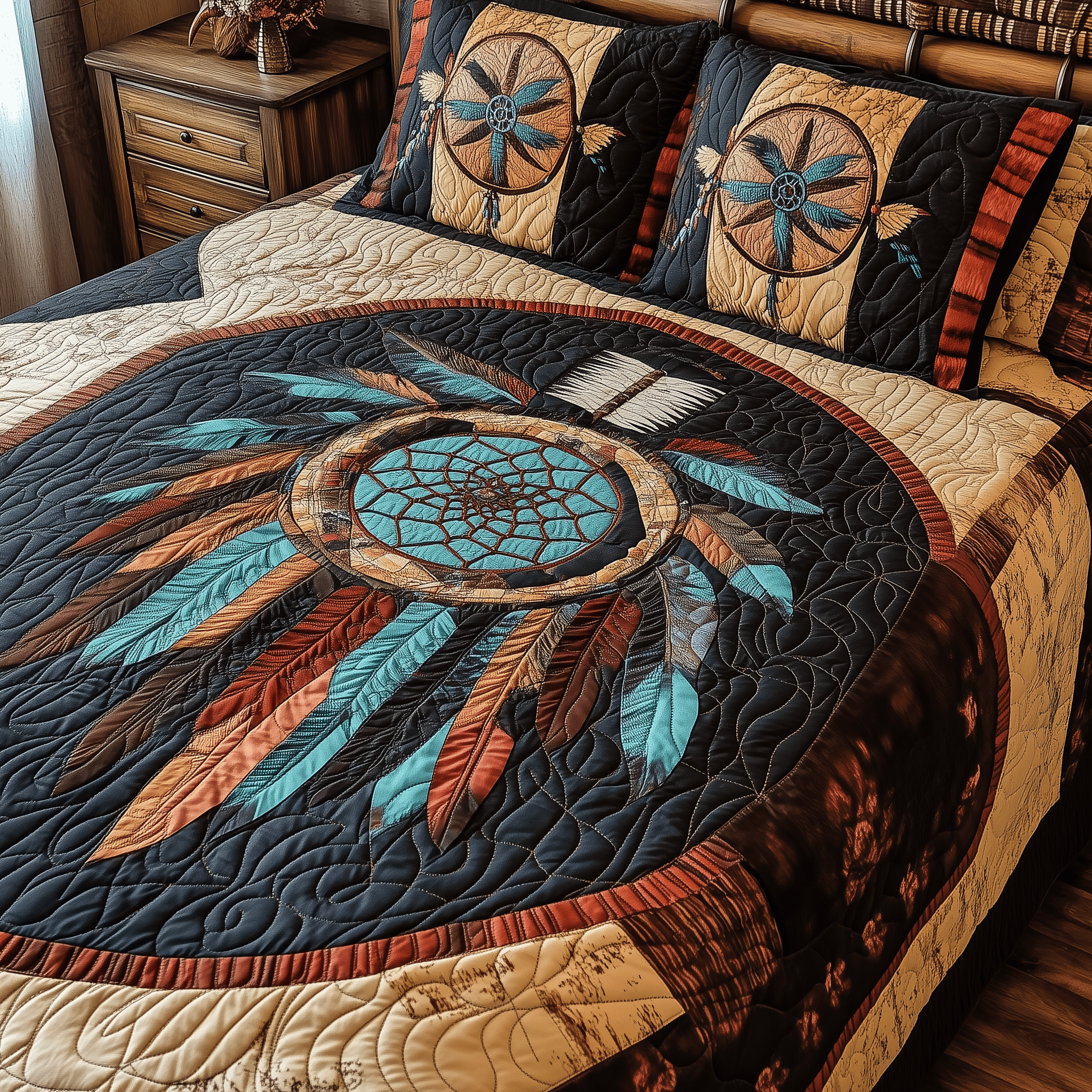 Spirit Guardian Quilted Bedding Set Best Duvet Cover Bedspread Set Gifts For Son In Law