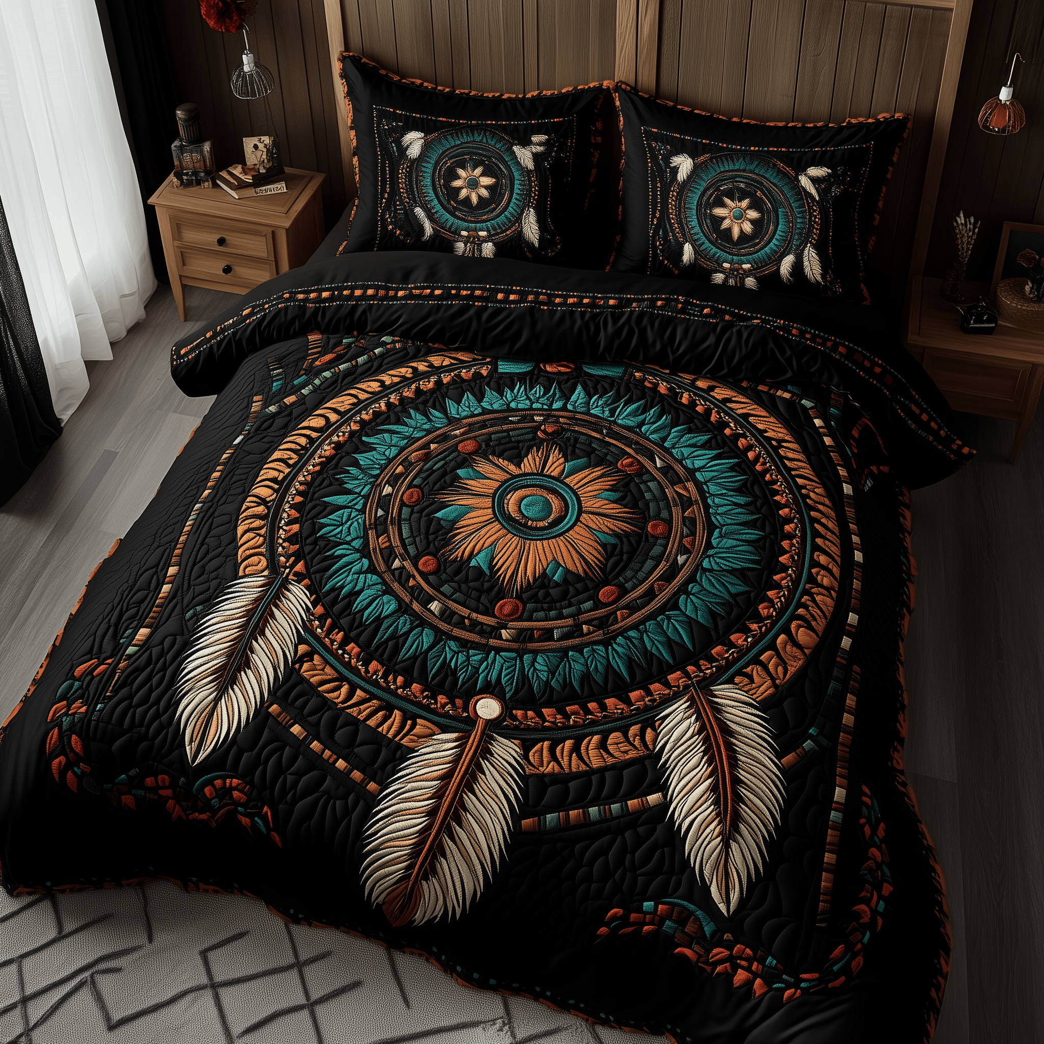 Spirit Guardian Quilted Bedding Set Best Duvet Cover Bedspread Set Presents For Son