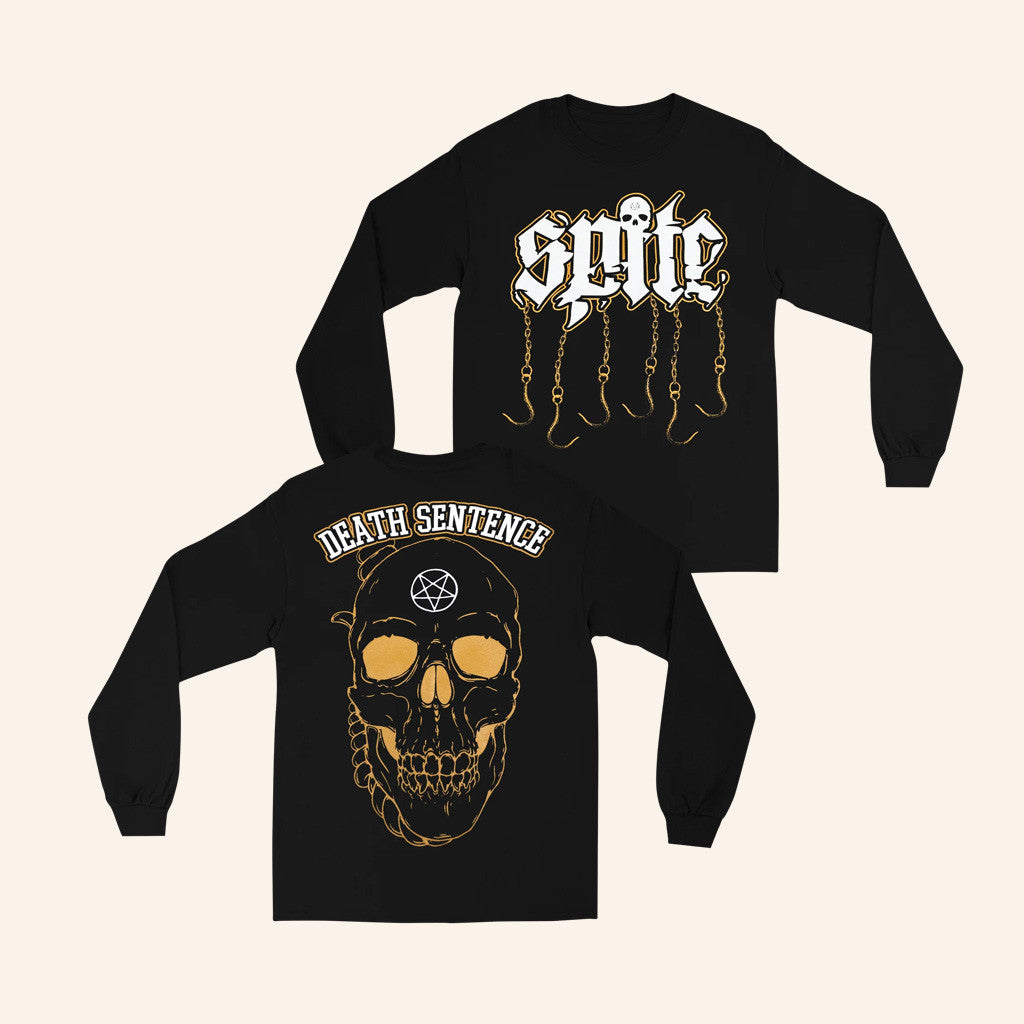 Spite Cult Merch Death Sentence Long Sleeve T-Shirt Gifts For Father
