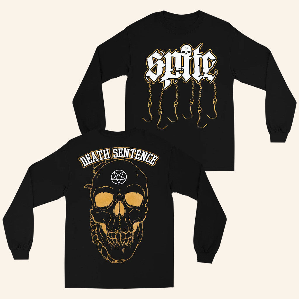 Spite Merch Death Sentence Long Sleeve Shirt Birthday Present For Husband