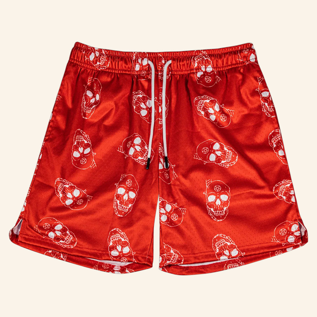 Spite Merch Red Mesh Shorts Present For Husband