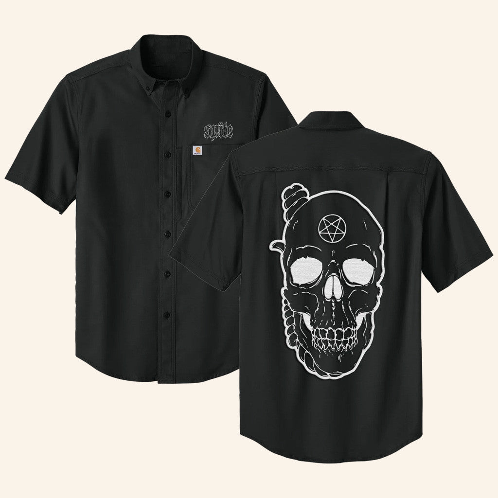 Spite Merch Skull Black Dedication Spite Hawaiian Shirt Unique Gifts For Husband