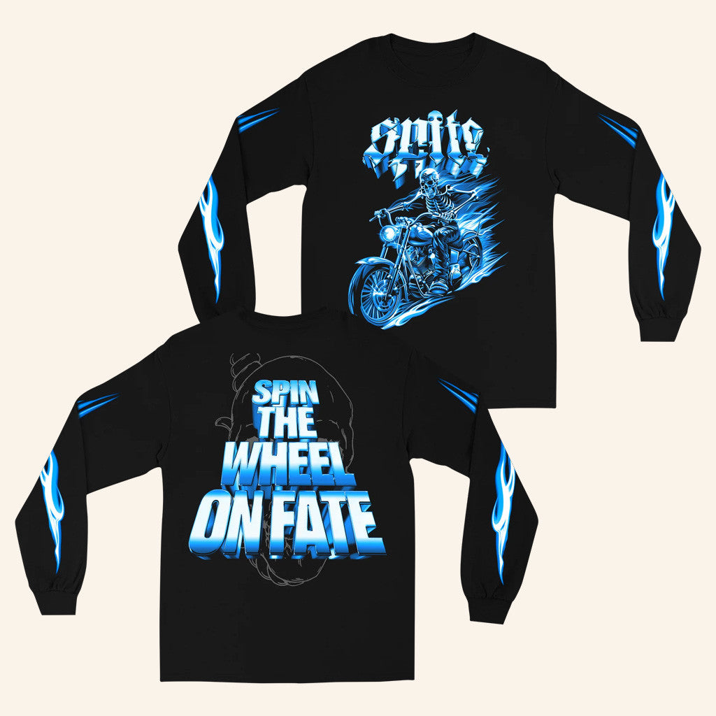 Spite Merch Spin The Wheel Long Sleeve T-Shirt Gifts For Him