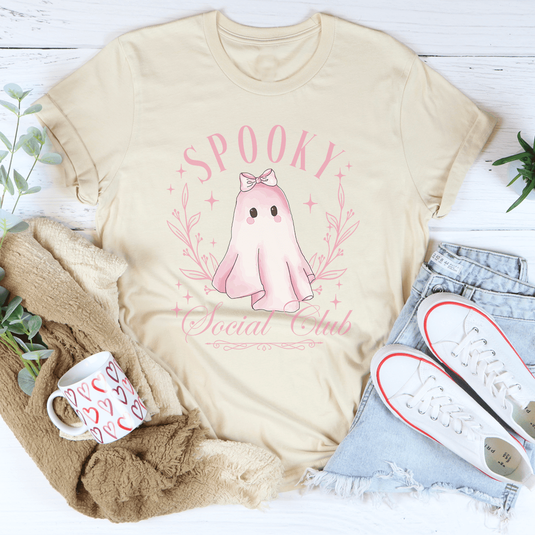 Spooky Social Club T-Shirt Join The Coolest Club For All Things Creepy Shirt
