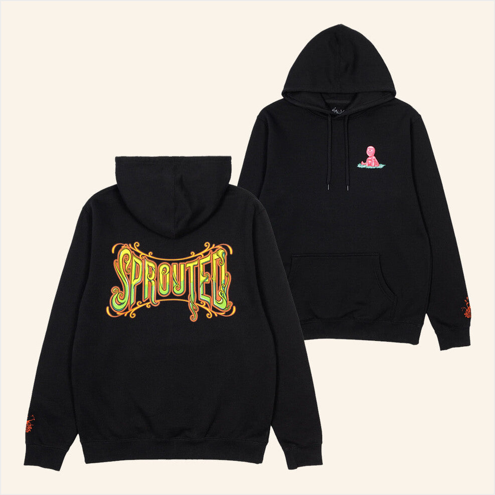 Sprouted Tour Hoodie Ganja White Night Merch Presents For Music Lovers Gifts For Friends