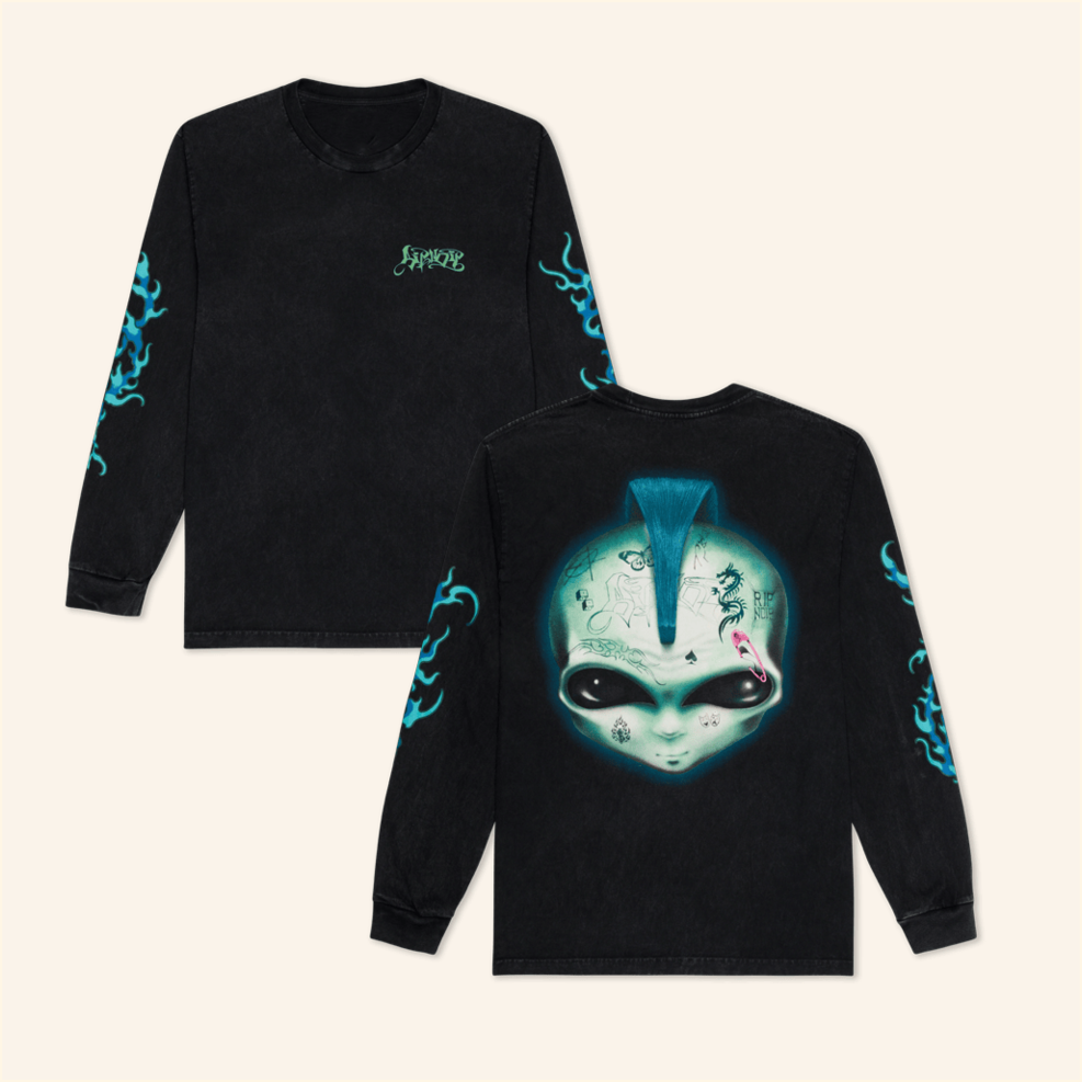 Squabble Up Black Long Sleeve T-Shirt Ripndip Clothing Merch Birthday Gift Ideas