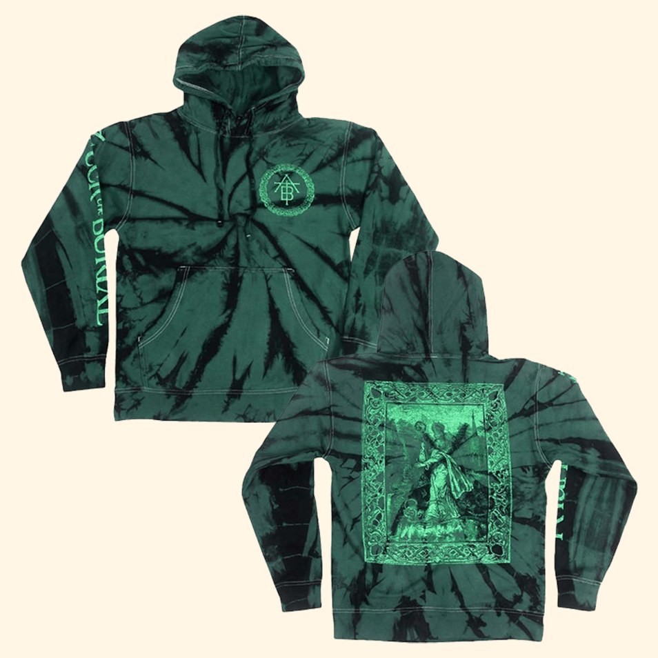 St Patrick Black Forest Spider Tie Dye Hoodie After The Burial Merch Gift Ideas For Son