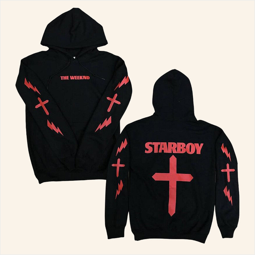 Starboy Hoodie The Weeknd Merch Birthday Gifts For Music Enthusiasts Gifts For Besties