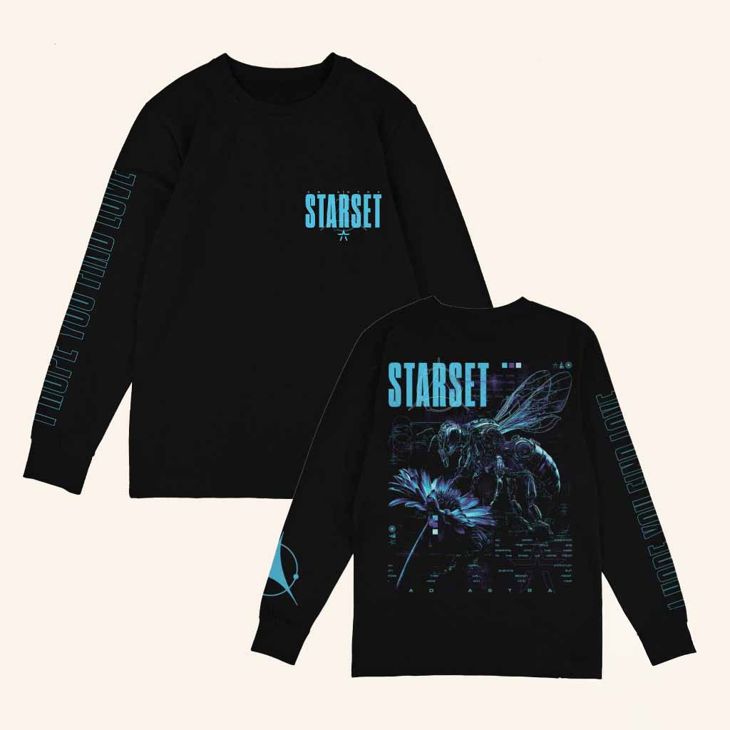 Starset online Merch Ad Astra Long Sleeve T-Shirt Gifts For Rock Band Fans