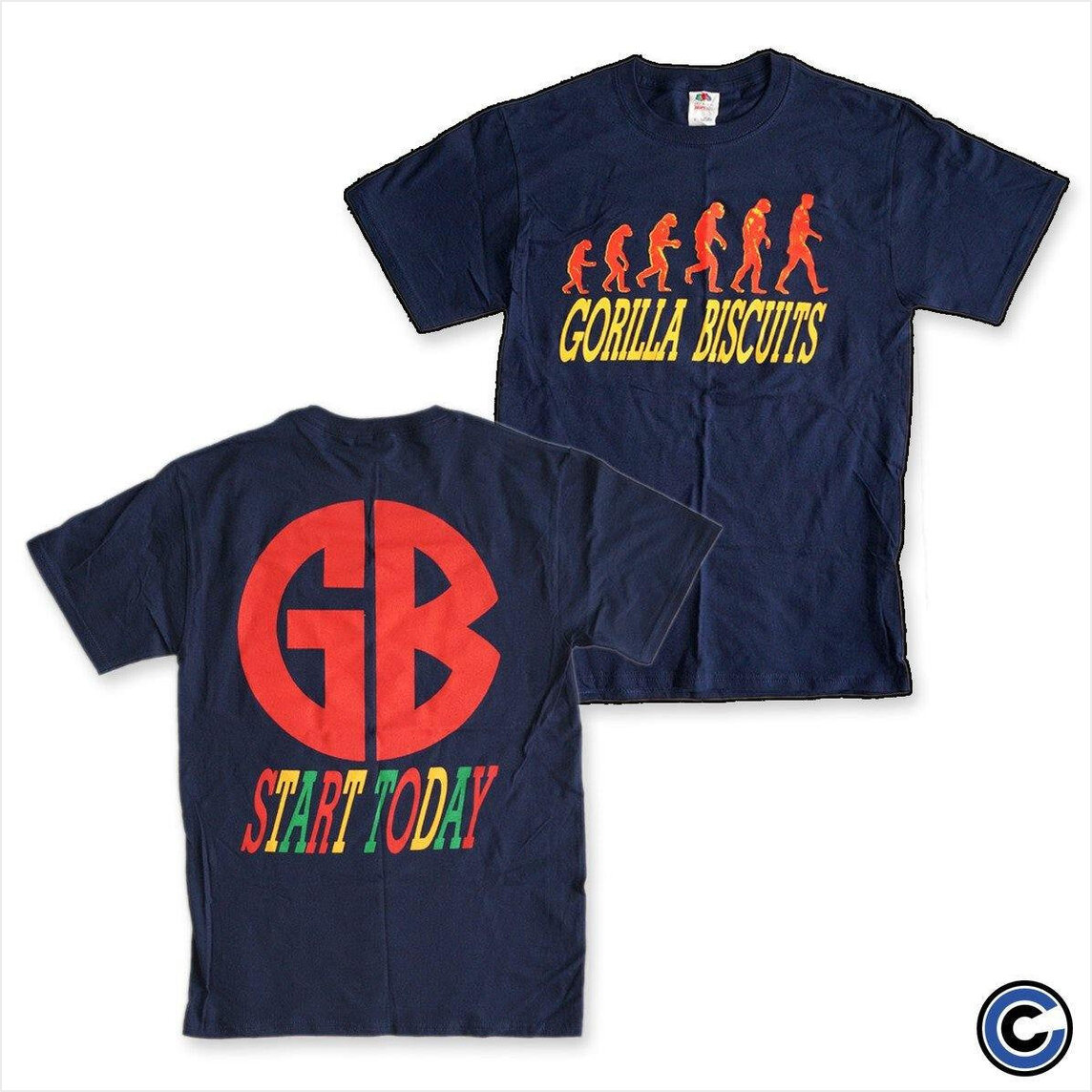 Start Today Shirt Gorilla Biscuits Merch Gorilla Biscuits Shirt Birthday Gifts For Besties
