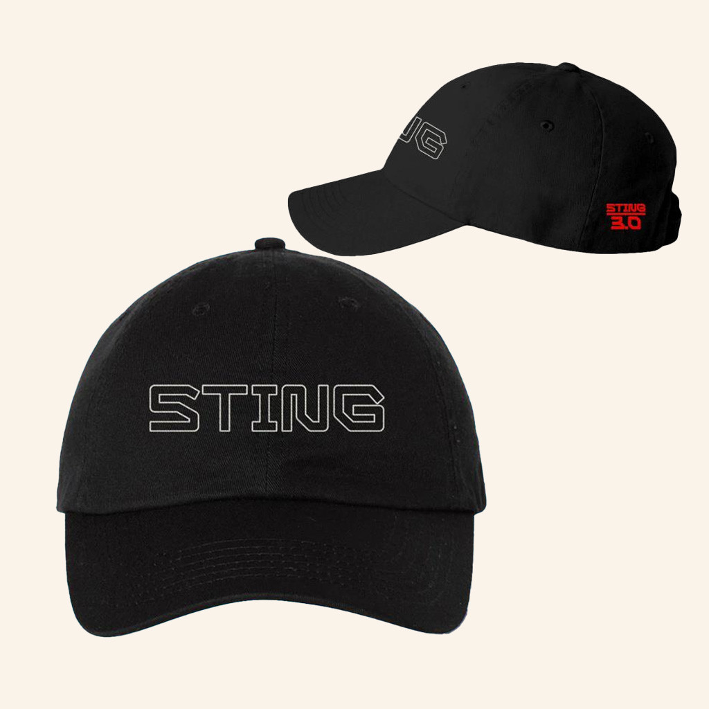 Sting Merch Sting 3.0 Logo Embroidered Hat Birthday Gifts For Music Lovers