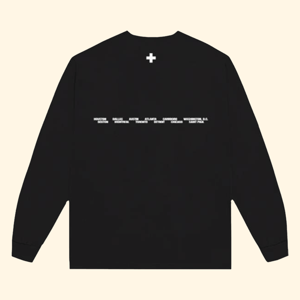 Store 2h Black Unicorn Dateback Long Sleeve T-Shirt 2hollis Merch Fathers Day Presents