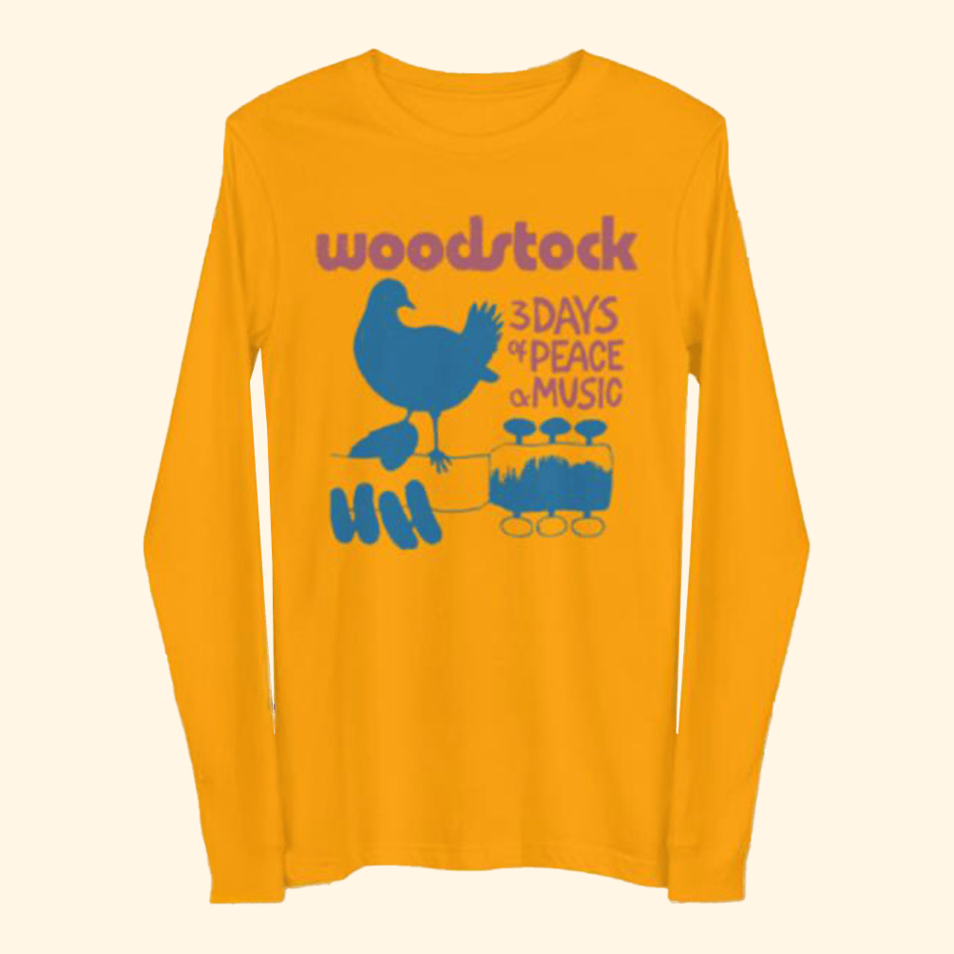 Store Woodstock 1969 Long Sleeve T-Shirt 80steenation Merch Best Father's Day Gifts For Dad