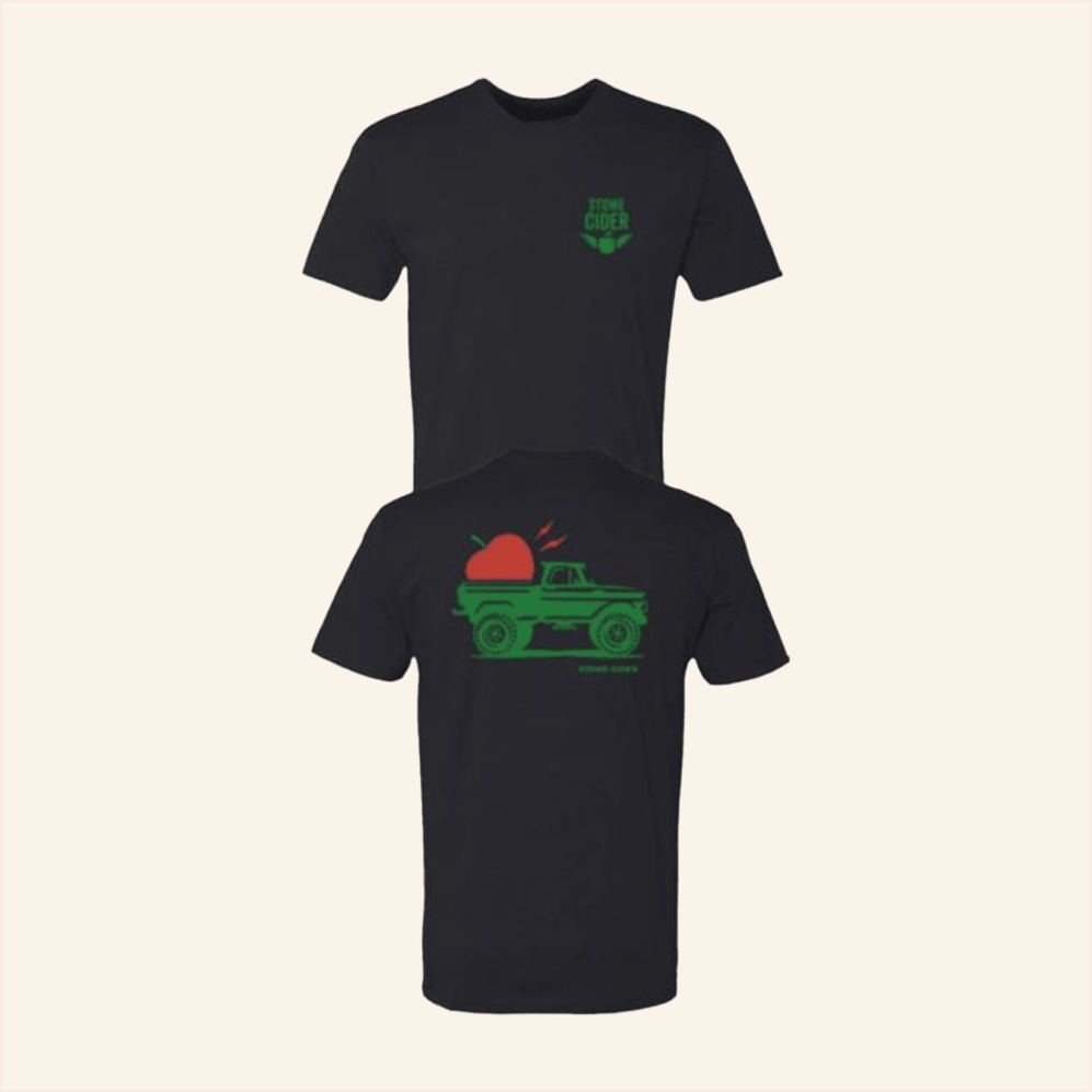 Stowe Cider Black Monster Truck T-Shirt Stowe Cider Merch Gifts For Father Best Friend Gifts