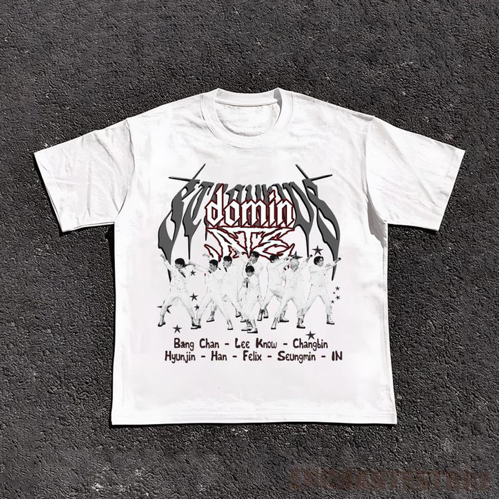 Stray Kids Domiate World Tour 2025 Shirt SKZHOP HIPTAPE Shirt Skz World Tour Merch