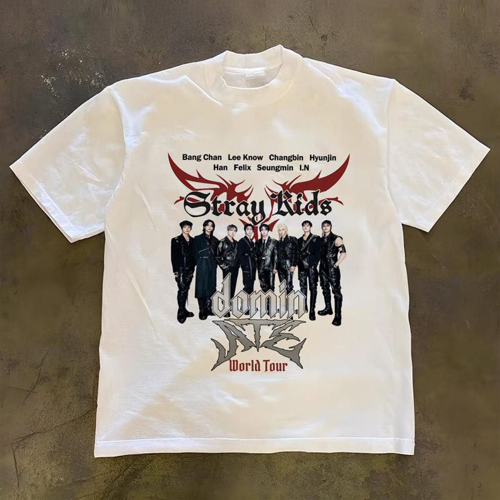 Stray Kids Domiate World Tour Shirt SKZHOP HIPTAPE Sweatshirt Stray Kids Hop Shirt Stray