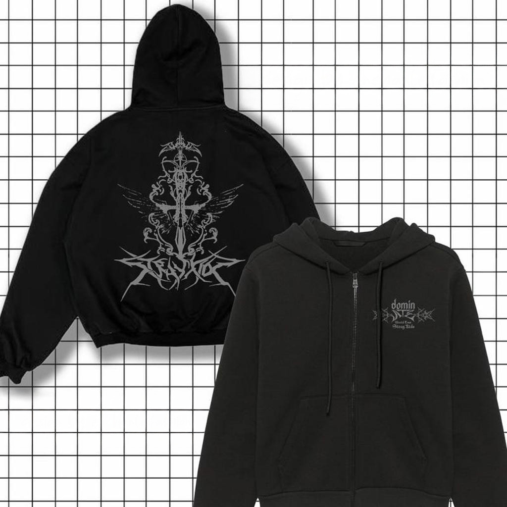 Stray Kids Domiate World Tour Zip Hoodie Stray Kids Ate Hoodie Stray Kids Giant Stray