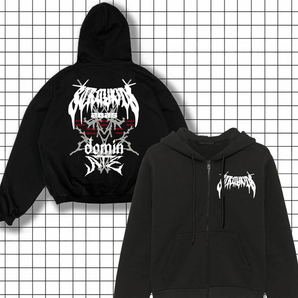 Stray Kids DomiATE World Tour Zip Hoodie Stray Kids Hoodie Stray Kids World Tour Hoodie