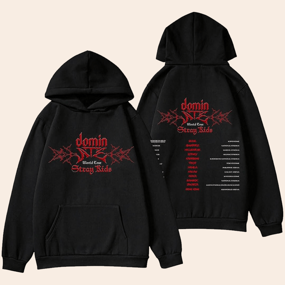 Stray Kids DominATE World Tour Hoodie Live Nation Stray Kids Merch Awesome Mother's Day Gifts