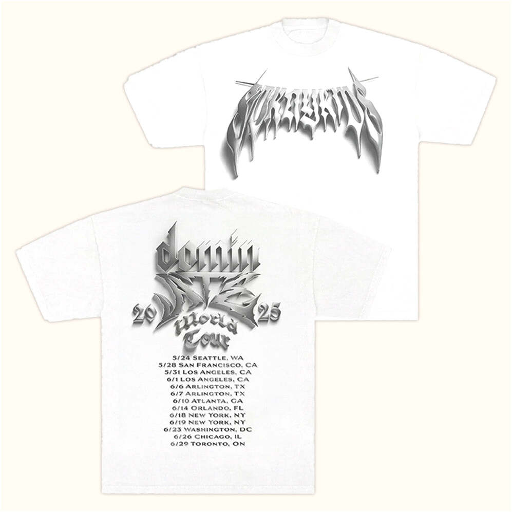 Stray Kids Merch Dominate Tour White T-Shirt Gifts For Music Lovers Gifts For Best Friend