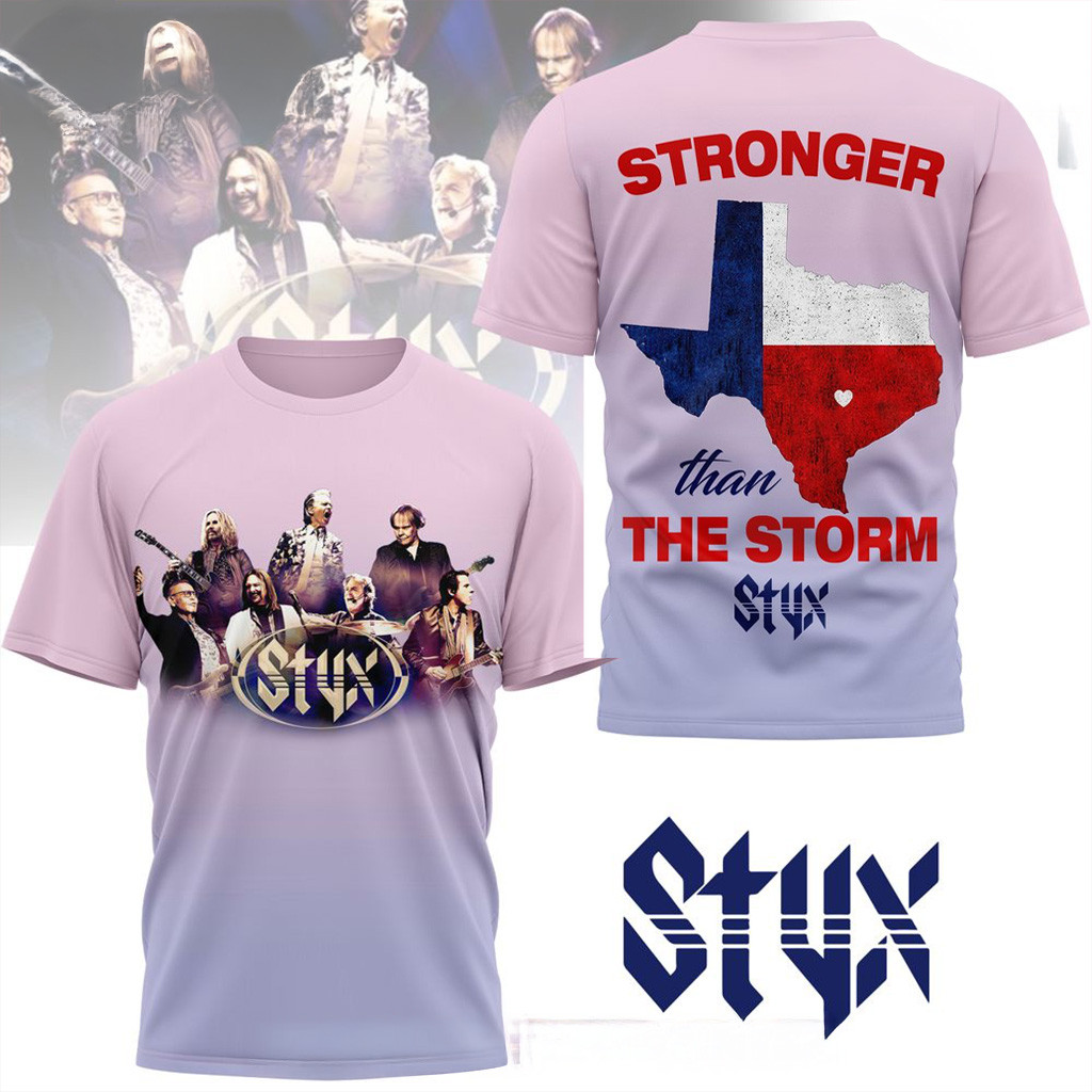 Styx Band Stronger Than The Storm Shirt Styx Band Merch Gifts For Fans