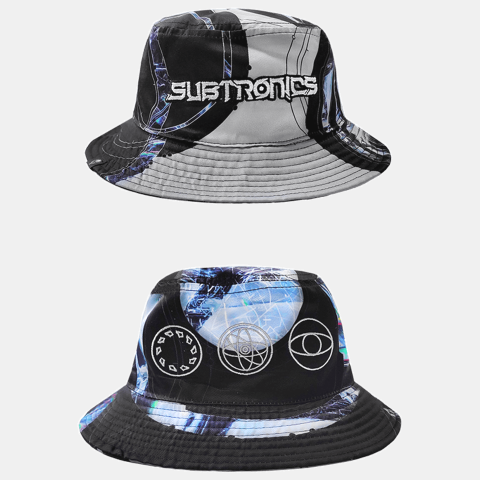 Subtronics Merch Subtronics Tesseract Bucket Dad Father's Day Hat Gifts For DJ Fans