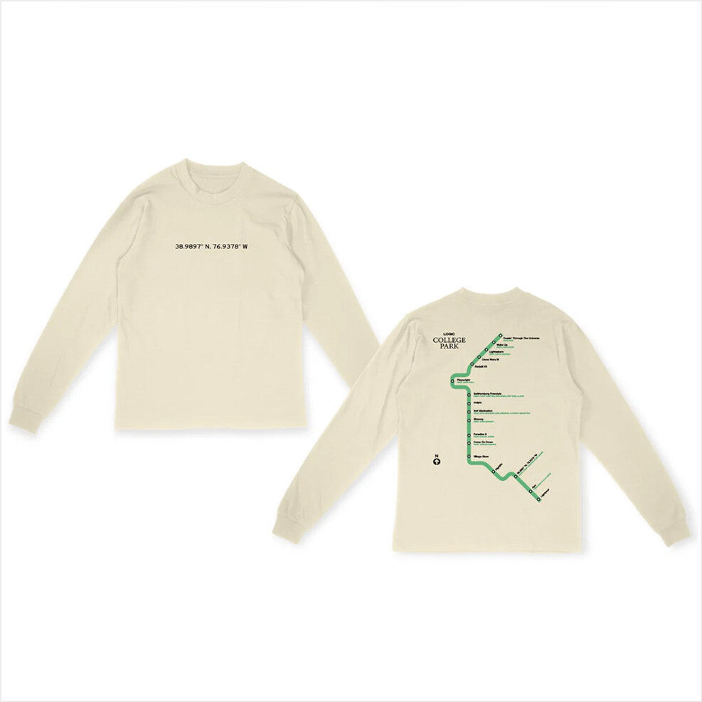 Subway Coordinates Long Sleeve T-Shirt Logic Merch Birthday Gifts For My Boyfriend Gifts For BFF