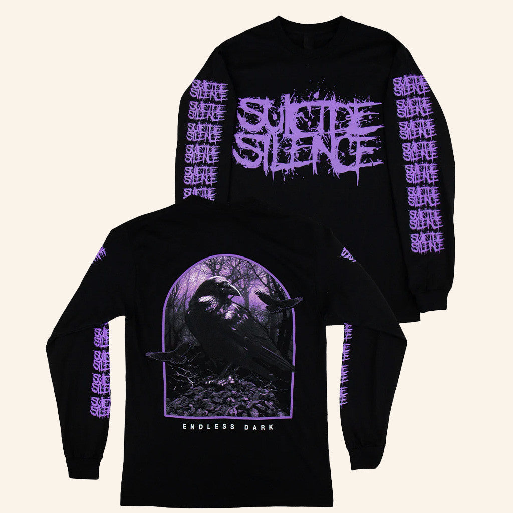 Suicide Silence Merch Store Suicide Silence Crow Longsleeve Shirt