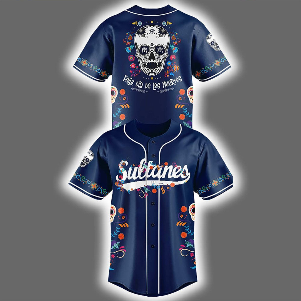 Sultanes De Monterrey x Dia De Los Muertos 2025 Jersey Best Gifts For Husband