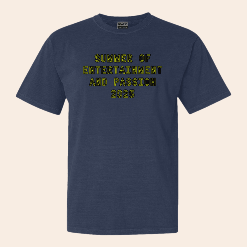 Summer Of Entertainment And Passion 2025 T-Shirt Gifts For Men Women Birthday Gift Ideas