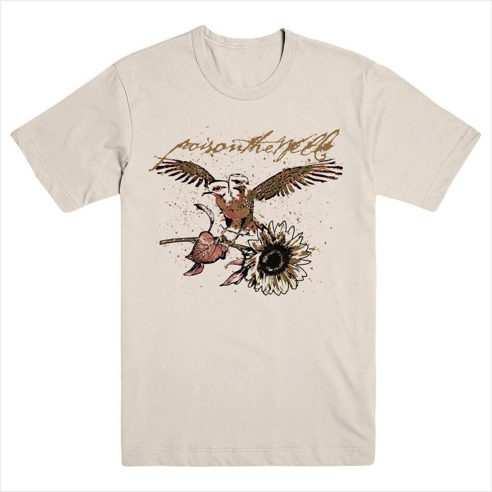 Sunflower Bird Shirt Poison The Well Merch Poison The Well Shirt Father'S Day Gifts For Metal Music Lovers