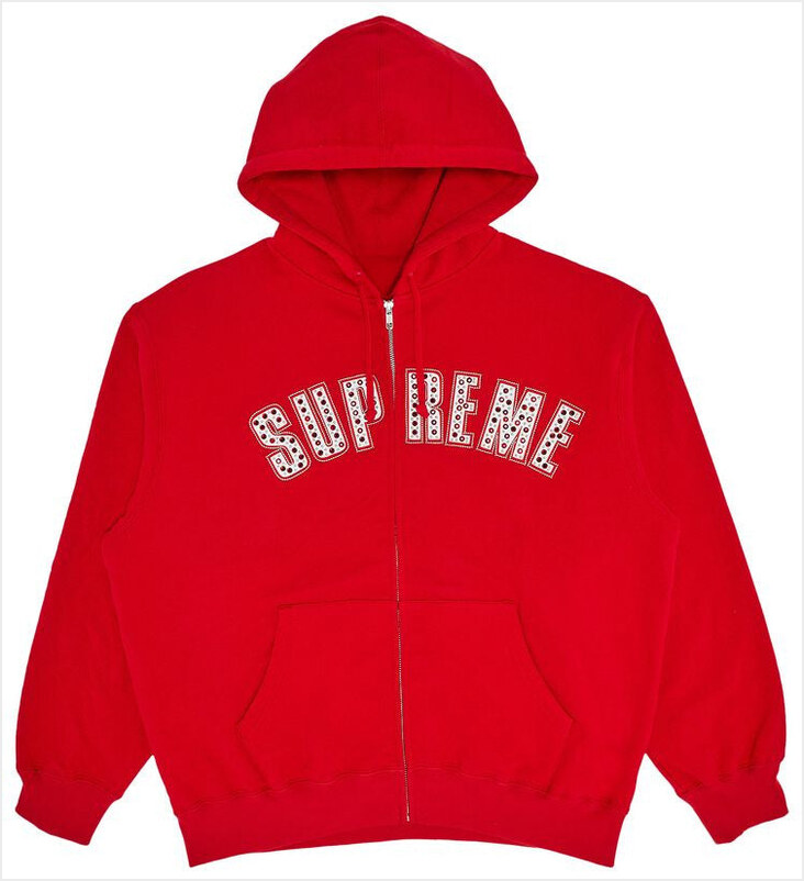 Supreme BB Simon Hoodie Red Zip Hoodie Birthday Gifts For Him Gifts For Besties