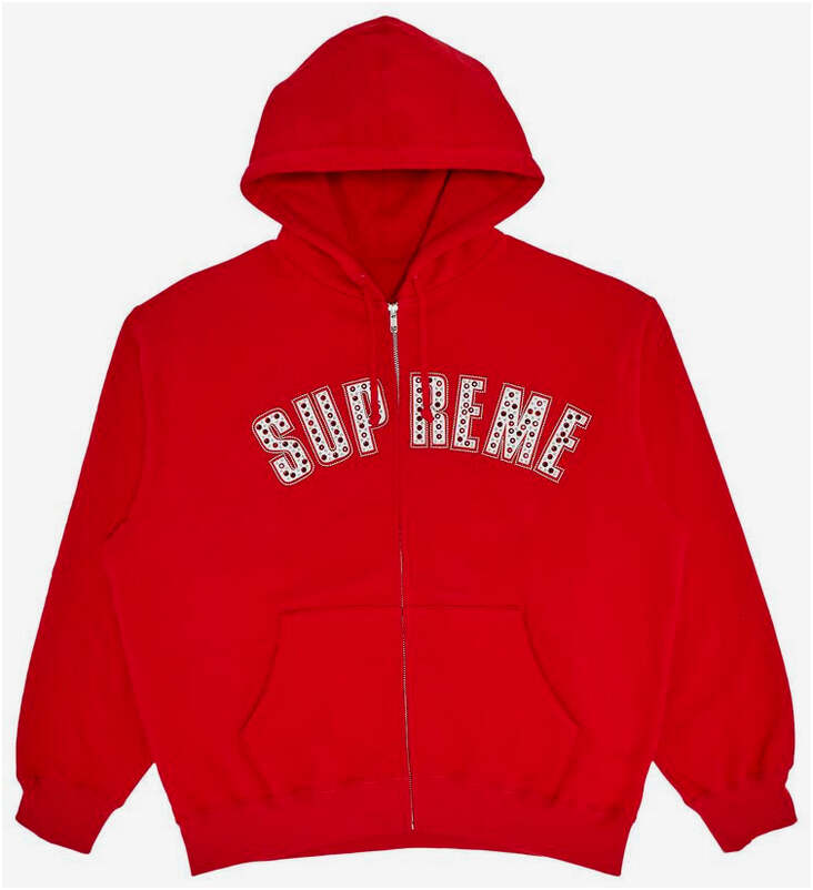 Supreme BB Simon Hoodie Red Zip Hoodie Gifts For Boyfriend Birthday Gifts For Best Friend